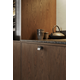 Knop VIS-A-VIS BA L26 Zamak Geborsteld messing